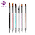 Professional Nail Brush Set Gel Brush 6pcs Nail Painting Liner Acrylic Pens Nylon Brush Set