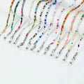 12 Colors Glasses Cords and Chains Fashion Glasses Neck Strap Beaded Glasses Cords