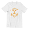 2023 Summer Western Women s Yellowstone Dutton Ranch Printed Tshirt Cowgirl Cotton Polyester Round Neck Short Sleeve T Shirts
