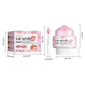 Wholesale OEM Natural Pure Peach Lips Scrub Vegan Fruit Lip Mask Moisturizing Smoothing Exfoliator Lip Protect Cream