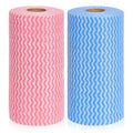 Reusable Kitchen Paper Custom Printing Natural Wood Pulp Non Woven Kitchen Roll Paper Eco-friendly