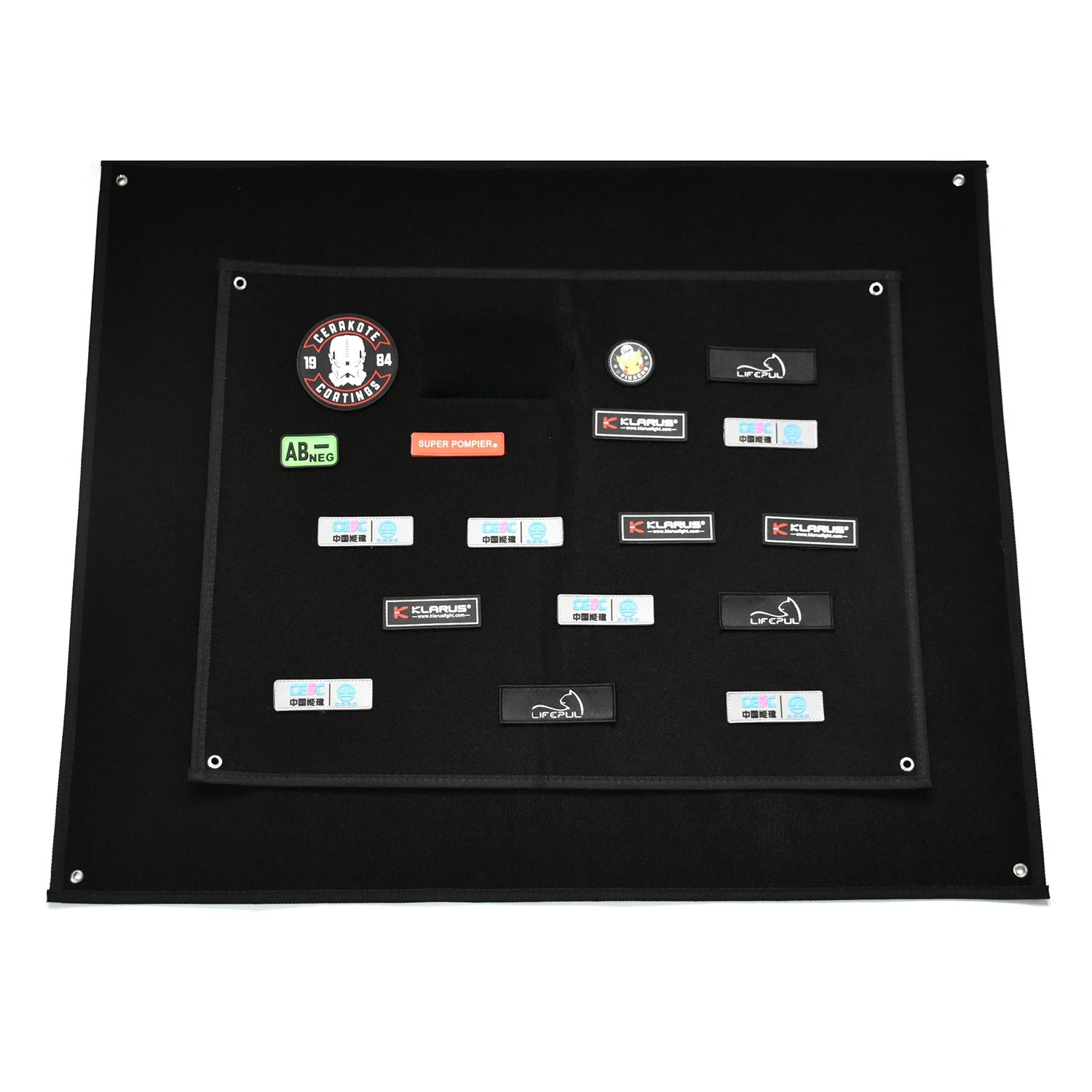Hook and Loop Patches Holder Panel Patch Display Board/Holder/Display Poster  Wall Panel
