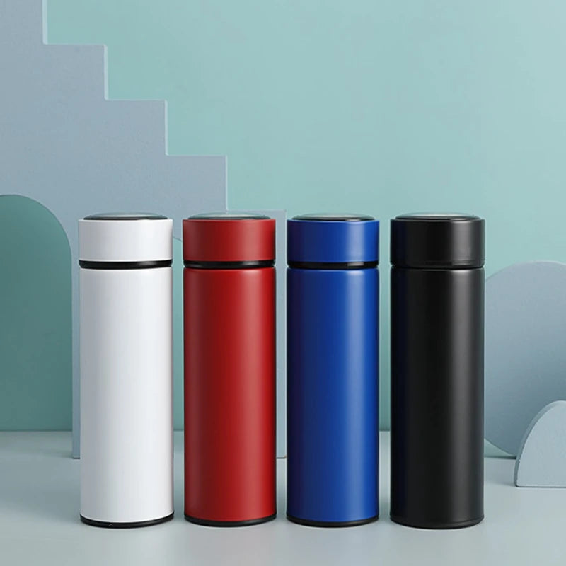 2025 Wholesale Double Wall Bottle Stainless Steel Paint Tumblers 350 ML Straight Water Bottle With Metal Lid Custom