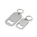 Wholesale Stainless Steel Metal Custom Logo Key Chain Openers Keychain Beer Bottle Opener