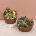 Unique Personality Design Creative Balcony Succulent Plants Idyllic Cartoon Sky Garden Bonsai Small Flower Pots for Home Decor