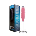 Electric Whisk Foam Maker for Coffee Lattes Cappuccino Frappe Matcha Hot Chocolate Steel Stainless Milk Foamer