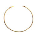 Classical PVD Real Gold Plated Minimalist Chain Necklace INS Hot Sale Cool Style Snake Chain Necklace
