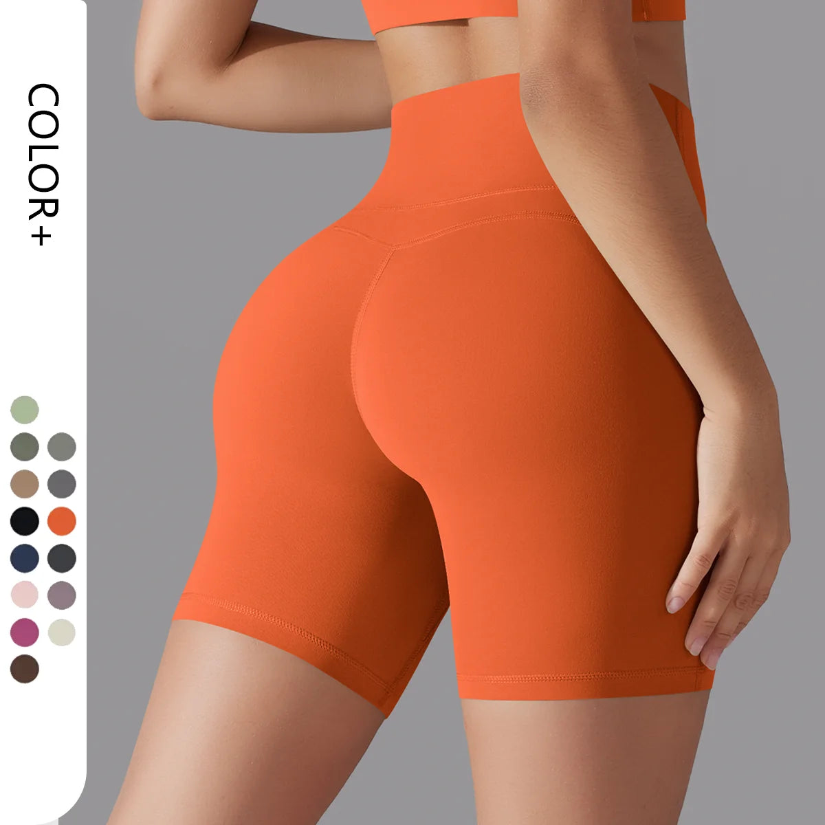 Workout Athletic Shorts Running Fitness Wear Push up Gym Yoga Women Sportswear Biker Yoga Shorts