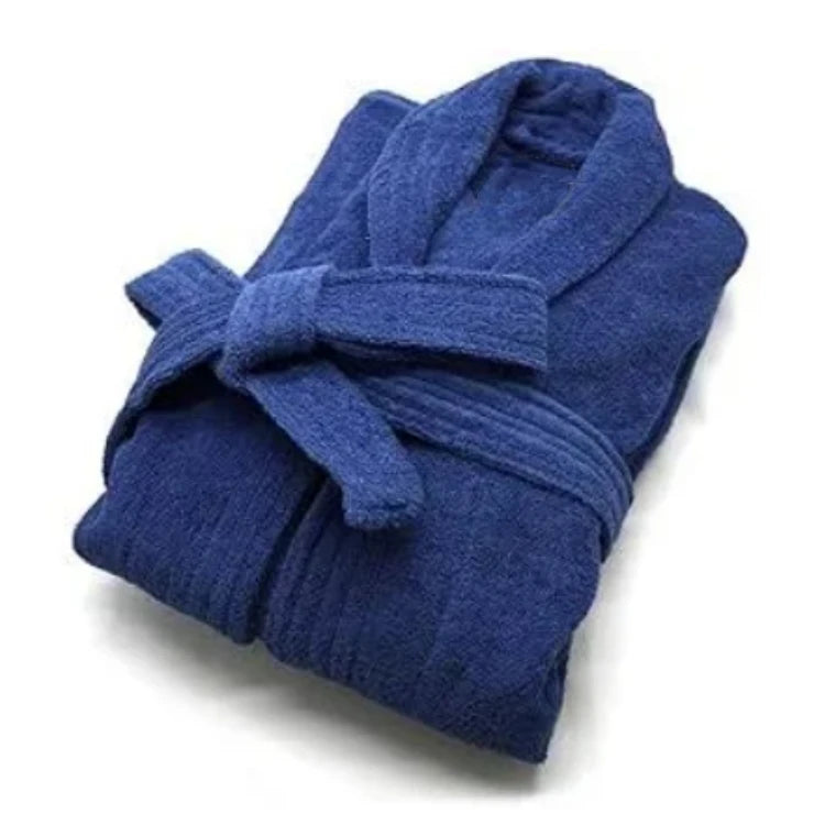 100% Cotton Terry Bathrobe for Adults Custom Cotton Bathrobe With logo Luxury Bathrobe Custom Bath Robe