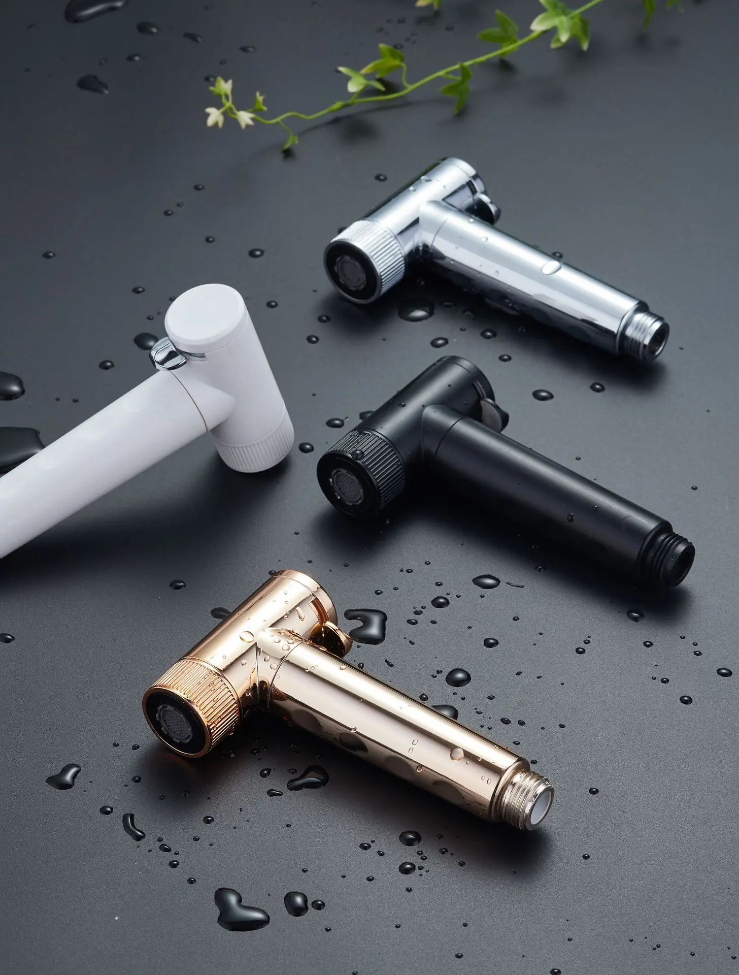 Weihao Wh32804 Chrome ABS Plastic Modern Bathroom High Pressure Water Saving Toilet Bidet Shattaf Hand Held Spray Horizontal