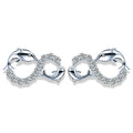 2020 New Trendy 925 Silver Ear Ring Dolphin Stud Earrings for Women