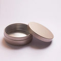 Dia.80mm Tin Cans 100ML Aluminum Jar Matte Gold Cosmetic Container Round Cream Aroma Candle Jar Earphone Box Metal Packing Box