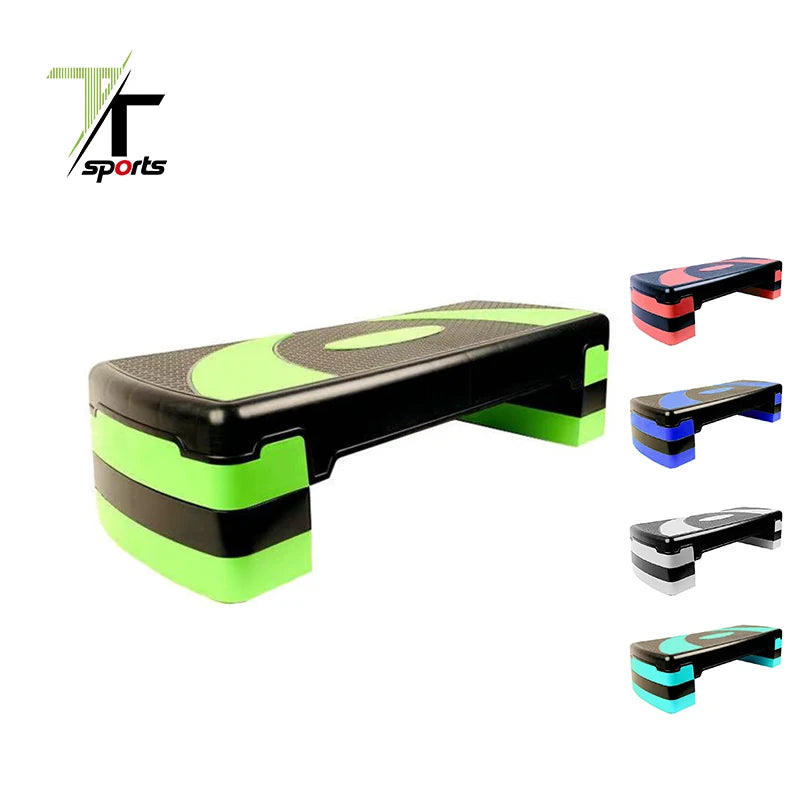 Gym Fitness Workout Aerobic Stepper Step Platform Adjustable Exercise