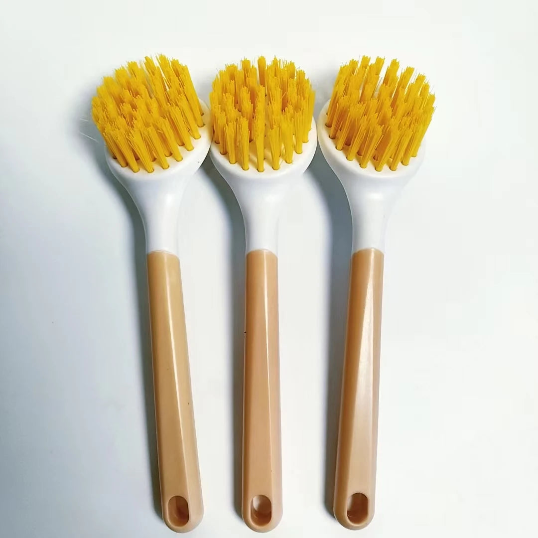 Factory Price Ruizhifa Brand Household Kitchen Long Handle PP Material Pot Washing Brush Nylon Bristles Eco-friendly Cleaning