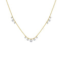 Cold Style Bright Zircon Pendant Necklace Women's Personalized Fashion Clavicle Chain Jewelry for Women