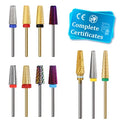 Customization Nail Drill Bit 3/32" Rotate Burr Cuticle Clean Electric Nail Drill Bit