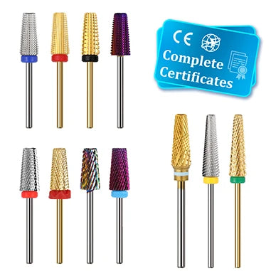 Customization Nail Drill Bit 3/32" Rotate Burr Cuticle Clean Electric Nail Drill Bit