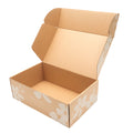 Custom Logo Gift Boxes Kraft Paper Boxes With Lids for Gifts Crafting Cube Cupcake Boxes Easy Assemble for Clothes