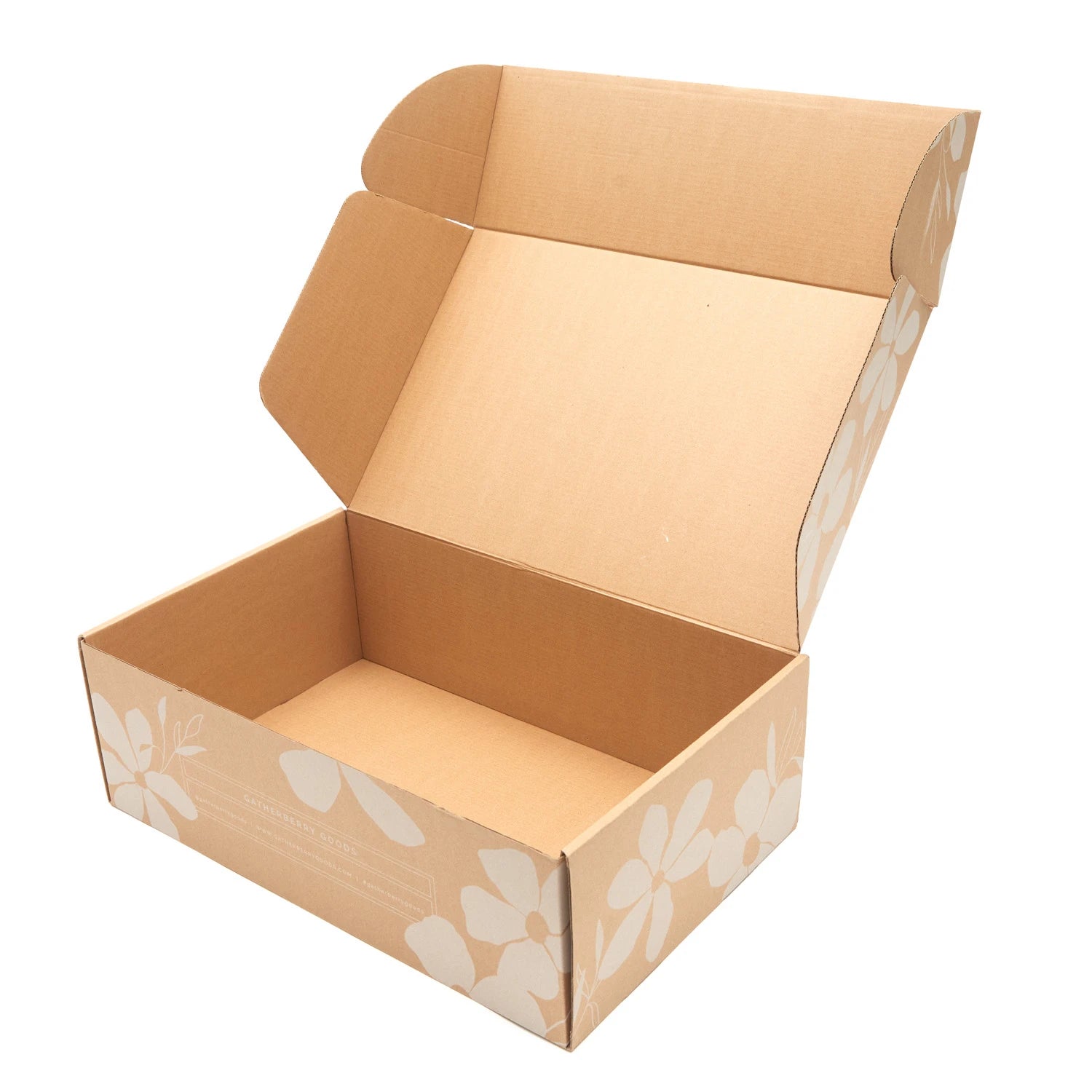 Custom Logo Gift Boxes Kraft Paper Boxes With Lids for Gifts Crafting Cube Cupcake Boxes Easy Assemble for Clothes