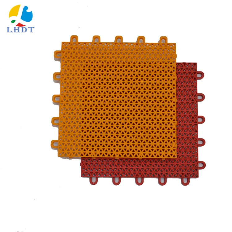 High-Durable Factory Direct Sports Flooring Easy Install Interlocking PP Design for Basketball and Badminton Courts