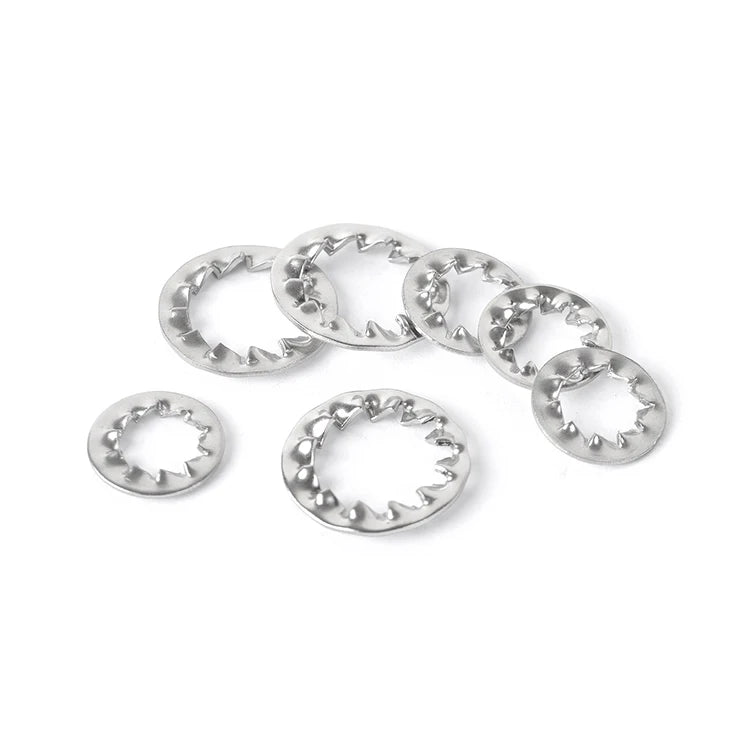 Dong Ji CHINA DONGJI Factory Wholesale Stainless Steel DIN6798 GB861.2 Washers Lock Washer Serrated Washer