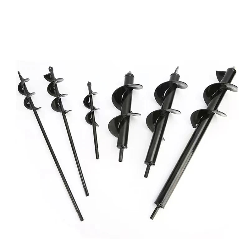 ALLUSE Garden Plant Drill Bit Twist Auger Spiral Hexagon Shank 100cm for Home Outdoor Courtyard Digging Earth Planting Loose