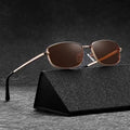 Custom Uv Sunglasses for Men Small Metal Frame Polarized Sunglasses 2026 Retro Outdoors Sunglasses Square Glasses