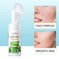 SADOER New Rich Foam Refreshing Natural Aloe Extract Deep Cleansing Mousse Wholesale Skin Care Face Cleanser