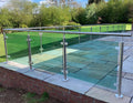 YL METAL Modern Stainless Steel Glass Balustrade Posts & Handrail for Villa Stair & Balcony DIY Installation