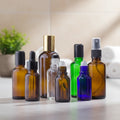 5ml 10ml 15ml 20ml 30ml 50ml 100ml Empty Amber Brown Glass Deodorant Roller Bottles Essential Oil Glass Roll on Bottle