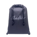 Wholesale Customized Small Black Drawstring Pouch Reusable Silk Satin Dust Bag Hair Wig Extension Vine Bottle Gifts Silk Screen