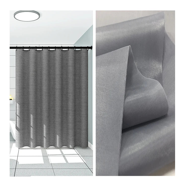 Eco-friendly Waterproof Recycled Taffeta Fabric Bathroom Curtain Fabric 100% Polyester Taffeta Fabric