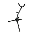 Professional Adjustable Metal Saxophone Stand-Rubberized Anti-Slip Base Foldable &Compact for Easy Transport (Alto/Tenor Sax)
