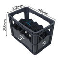 JOIN 100% Brand Vented HDPE PP Wine Beer Bottle Plastic Box for Sale Plastic Beer Carrier Beverage Crate