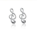 2025Trendy Korean Version 925 Sterling Silver Female Stud Earrings with Geometric Pattern Fashion Jewelry for Engagement