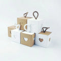 Custom Printed Small White Luxury Party Invitation Favors Sweet Packaging Wedding Gift Chocolate Box Candy Box With Ribbon