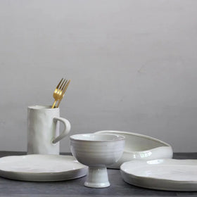 Solhui Exquisite Structure Manufacturing Ceramic Simple Tableware