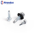 Galvanized Steel M8 Self-drilling Screws with Hex Head