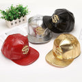 Wholesale Fashion Metal Logo Badge Custom Design Hand Made Metal Logo Crocodile Skin Snakeskin Leather Snapback Hats Cap