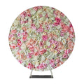 Factory Custom Supply White Circle Party Round Event Backdrop Stand Tension Fabric Display Cover Pedastals Sets