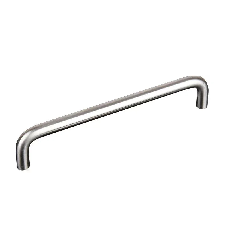 High Quality Modern Brushed Nickel Stainless Steel 304 Arched Cabinet Door Handles for Kitchen Hotel Warehouse Furniture