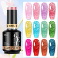 BORN PRETTY PRO Hema Free Shattered Glass Effect Ice Jelly Gel Polish Custom Logo Translucent Sheer Uv Gel Varnish for Salon