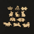 Timy 14k Gold Filled Animal Elephant Pig Charms Pendants for DIY Custom Permanent Jewelry Bracelet Making Accessories