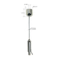 Galvanized Steel Wire Ceiling Light Pendant Hanging Kit Suspended Cable Kit