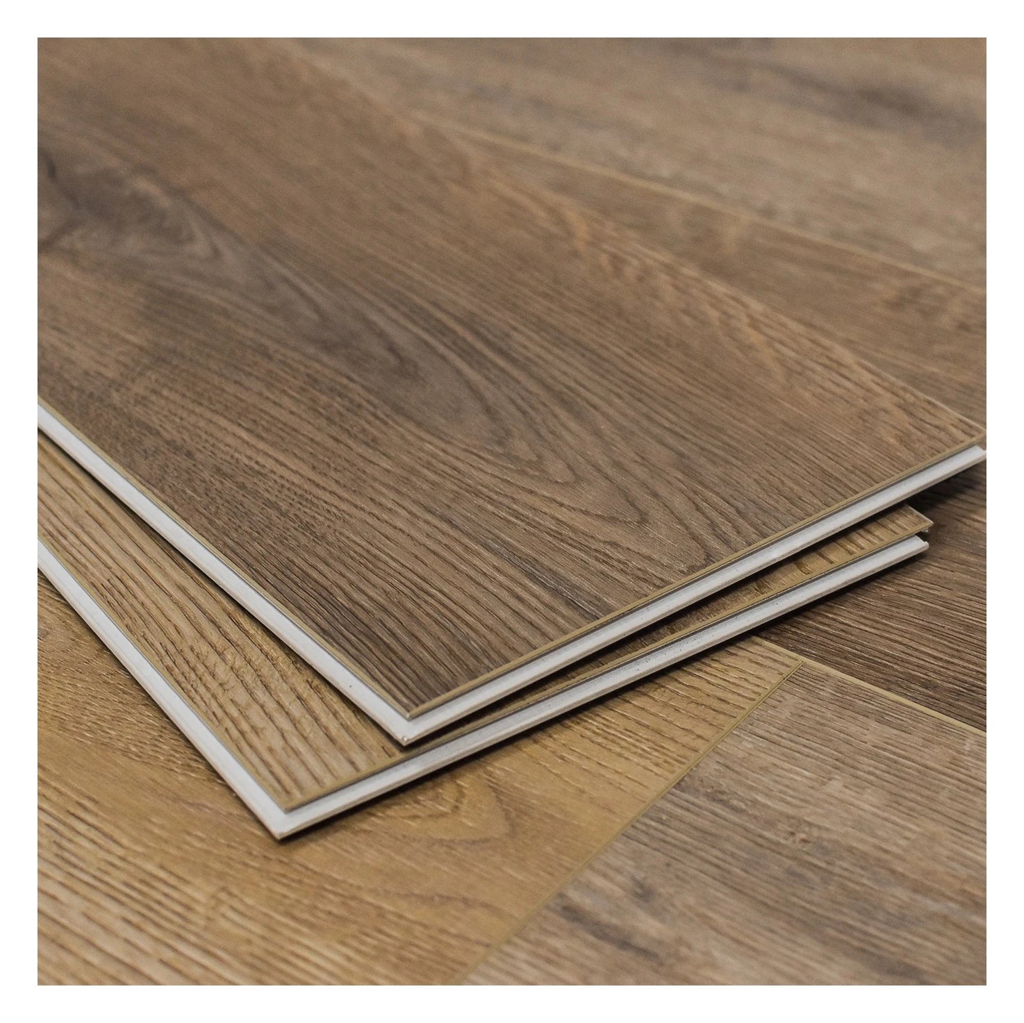 4mm 5mm 6mm Oak Unilin Click Lock Plastic Plank Floor Luxury Vinyl Wood Sheet Embossed Anti Scratch Resistant SPC Flooring Tiles