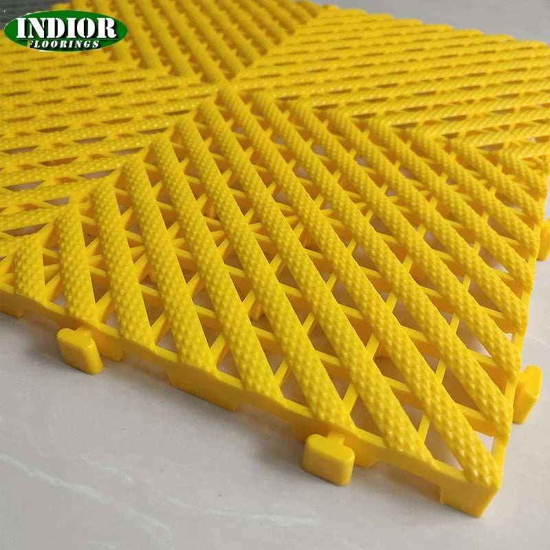 Brand New Anti-Cracking Interlocking PP Garage Floor Tiles for Workshops Hotels Sports Venues-Factory Direct Sale