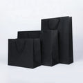 Black Custom Convenient Economical and Disposable Biodegradable Sac En Papier Kraft Pas Cher Paper Bag