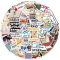 Cute Waterproof Vinyl Decal Writer 50pcs Teen Laptop Stickers for Student Girl UV Printing on Water Bottle Guitar Bike