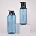 Large Capacity Luxury Lotion Pump Sprayer Bottle Biodegradable PET Plastic Custom Color Silk Screen Printed Shampoo Hair