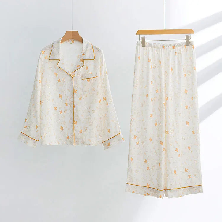Custom Oem Women Bamboo Pajamas Cozy Sleepwear Viscose Girls Cotton Floral Pyjamas With Good Quality